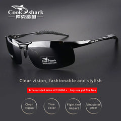 Cook Shark's new aluminum magnesium sunglass