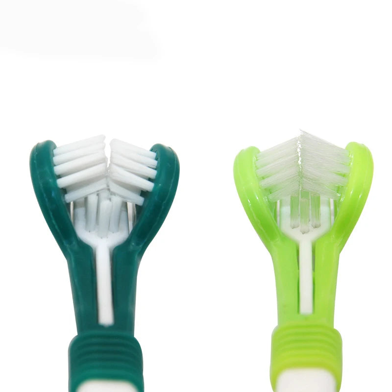 Three Sided Pet Toothbrush