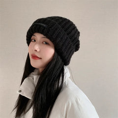 Solid Color Baggy Slouchy Knitted Beanies