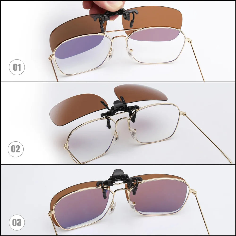 Polarized Clip On Sunglass