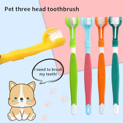 Three Sided Pet Toothbrush