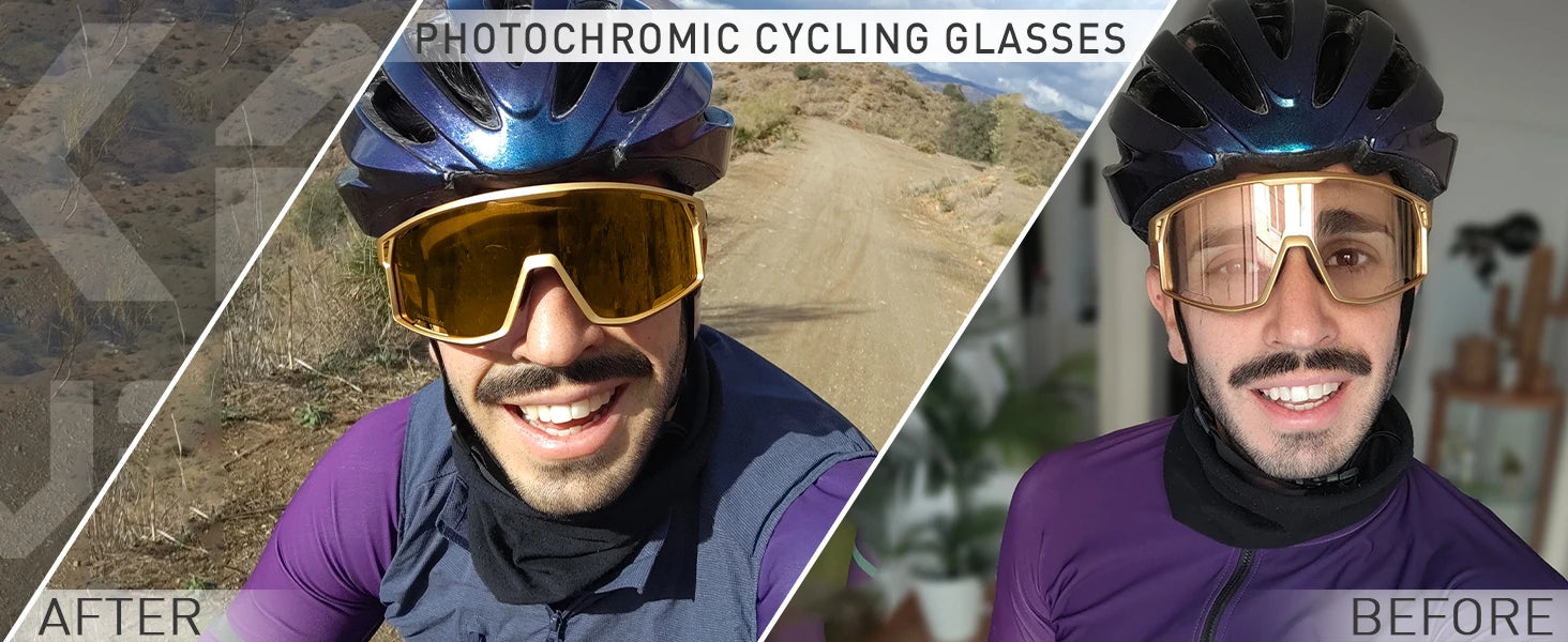 Photochromic UV400 Cycling Sunglasses