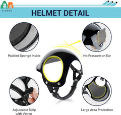 Dog Helmet and Goggles