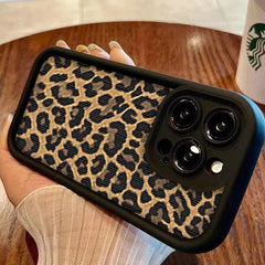 Brown Black Leopard Print Phone Case