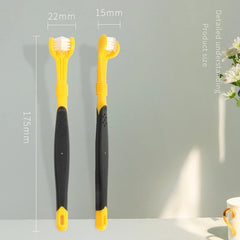 Three Sided Pet Toothbrush