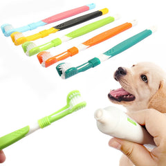 Three Sided Pet Toothbrush