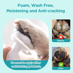 No Rinse Pet Paw Cleanser Foam