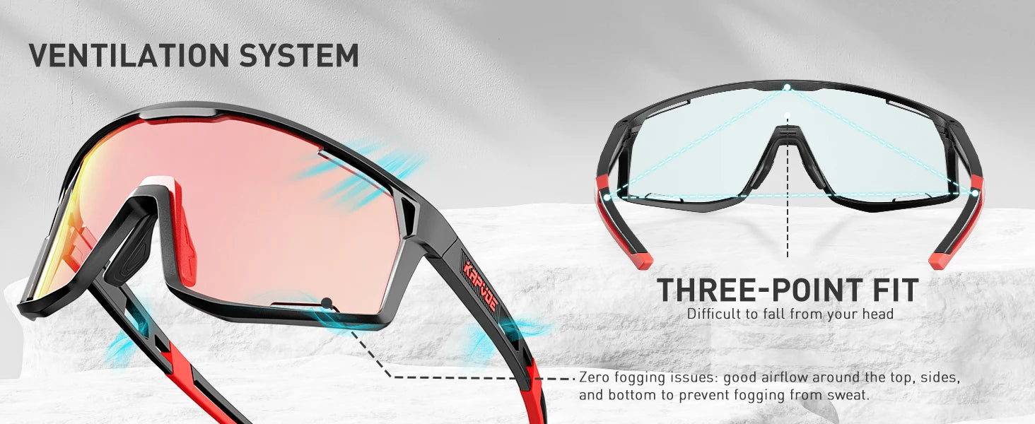 Photochromic UV400 Cycling Sunglasses