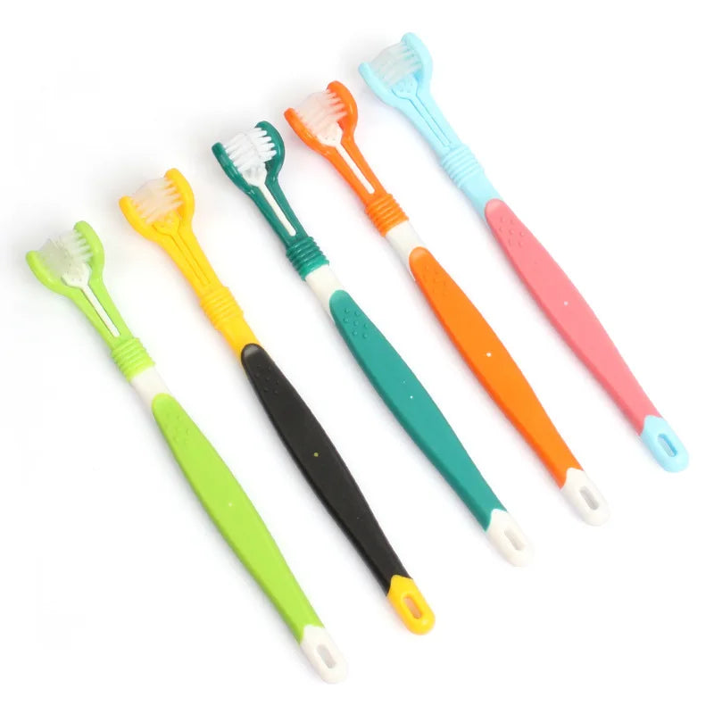 Three Sided Pet Toothbrush