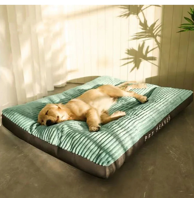 Soft Corduroy Sleeping Pet Bed