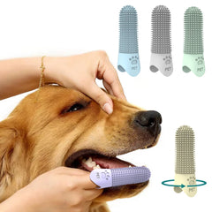 Pet Silicone Finger Toothbrush